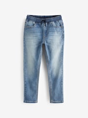 Light Blue Skinny Fit Stretch Elasticated Waist Jeans (3-16yrs) - Image 1 of 3