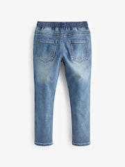 Light Blue Skinny Fit Stretch Elasticated Waist Jeans (3-16yrs) - Image 2 of 3