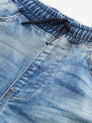 Light Blue Skinny Fit Stretch Elasticated Waist Jeans (3-16yrs) - Image 3 of 3