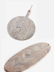 Wood Valencia Serve Board - Image 4 of 5