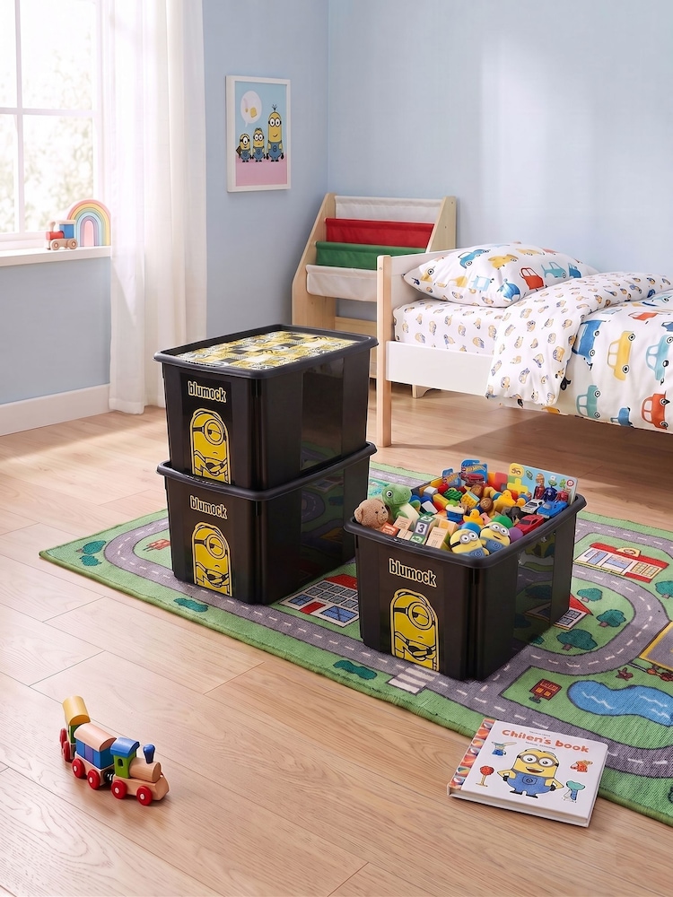 Keeeper 3 Pack 45L Minions Turning Stacking Boxes - Εικόνα 1 του 6 Keeeper 3 Pack 45L Minions Turning Stacking Boxes - Εικόνα 1 του 6