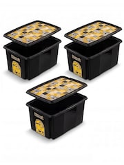 Keeeper 3 Pack 45L Minions Turning Stacking Boxes - Εικόνα 2 του 6