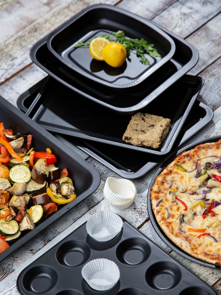 Wham 7 Piece Black Essentials Cookware Set - Image 2 of 4