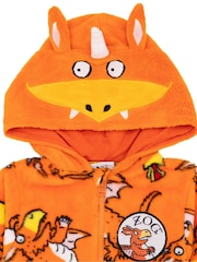 Vanilla Underground Orange Zogg Unisex Kids Fleece All-In-One - Image 3 of 6