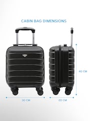 Flight Knight Lightweight 4 Wheel ABS Hard Case Cabin Carry On Hand Luggage Approved For Over 100 Airlines Suitcases - Image 2 of 6