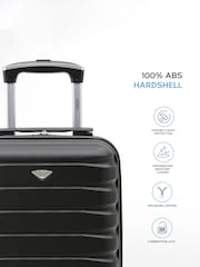 Flight Knight Lightweight 4 Wheel ABS Hard Case Cabin Carry On Hand Luggage Approved For Over 100 Airlines Suitcases - Image 3 of 6