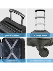 Flight Knight Lightweight 4 Wheel ABS Hard Case Cabin Carry On Hand Luggage Approved For Over 100 Airlines Suitcases - Image 4 of 6