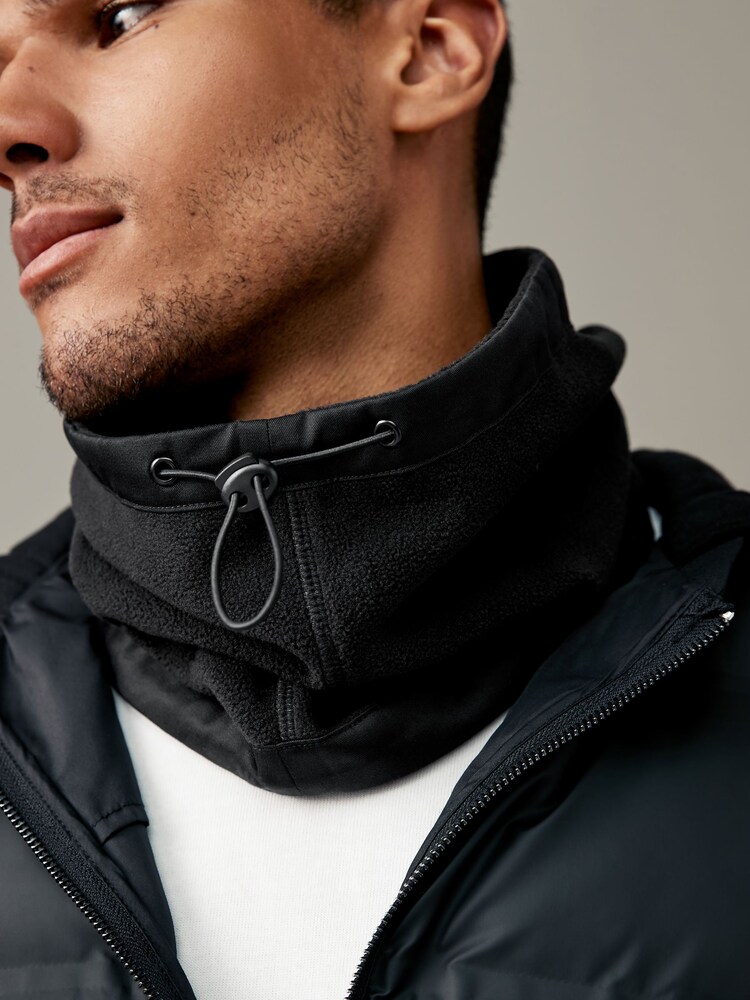 Black Active Fleece Snood Scarf - Image 1 of 5