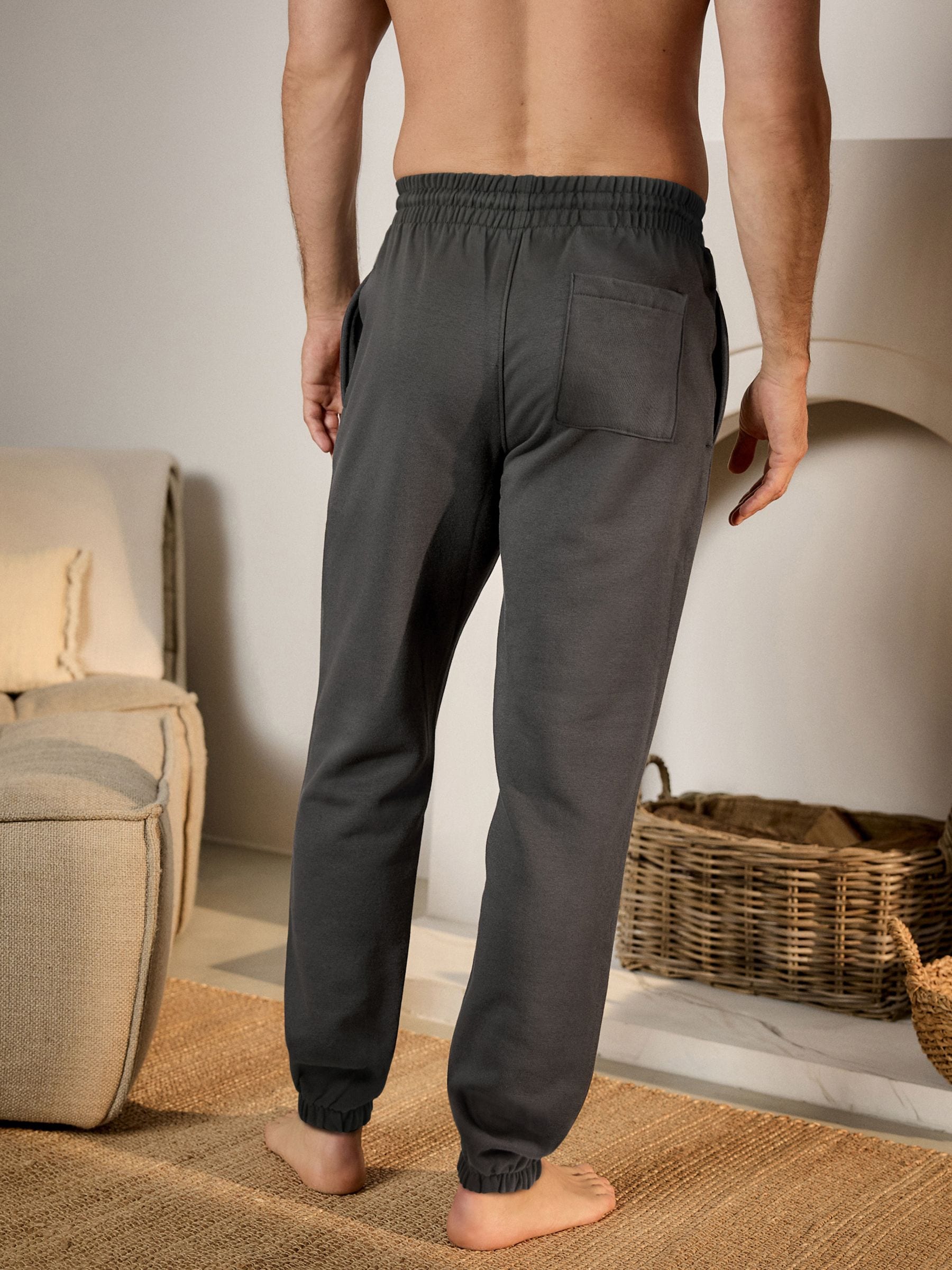 VERSION OF YOU♥︎NylonCargoPants/CHARCOAL Buy Charcoal Grey Cuffed Regular Fit Brushback Joggers from Next