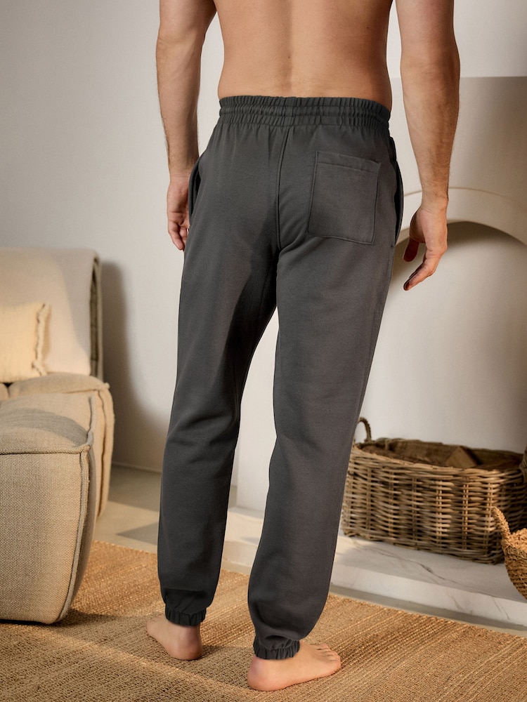 Charcoal Grey Cuffed Joggers - Image 3 of 9