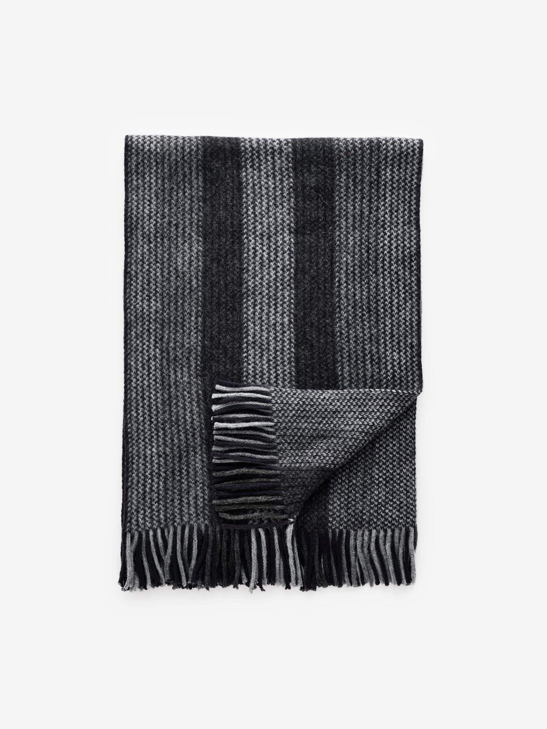 【Peter Do】Striped Scarf Black Peter Do】Striped Scarf Black Peter Do】Striped Scarf Black
