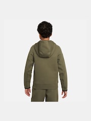 Olivgrün - Nike Tech Fleece-Kapuzenjacke mit Reißverschluss - Bild 2 von 8