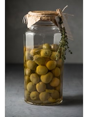 Kilner Set of 3 Facetted Clip Top Jars 1.8L - Image 1 of 4