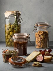 Kilner Set of 3 Facetted Clip Top Jars 1.8L - Image 3 of 4