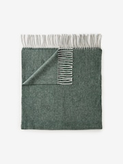 Green Herringbone Signature Woven Scarf - Image 1 of 2