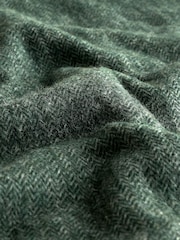 Green Herringbone Signature Woven Scarf - Image 2 of 2
