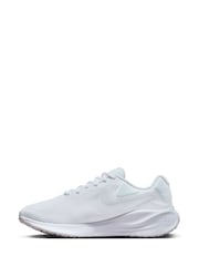 Nike White Revolution 7 Road Running Trainers - Image 3 of 12
