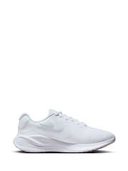 Nike White Revolution 7 Road Running Trainers - Image 4 of 12