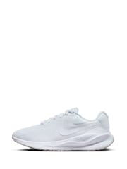 Nike White Revolution 7 Road Running Trainers - Image 5 of 12