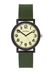 Sekonda Green Nova 40mm Round Black Analogue Watch with Strap - Image 2 of 6