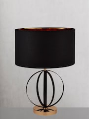 Searchlight Black/Gold Tesa Table Lamp - Image 2 of 3