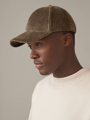 Olive Green Corduroy Cap - Image 1 of 4