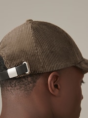 Olive Green Corduroy Cap - Image 2 of 4