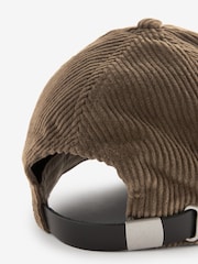 Olive Green Corduroy Cap - Image 4 of 4