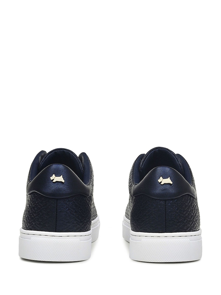 Radley London Blue Malton Heirloom Emboss Trainers - Image 2 of 4
