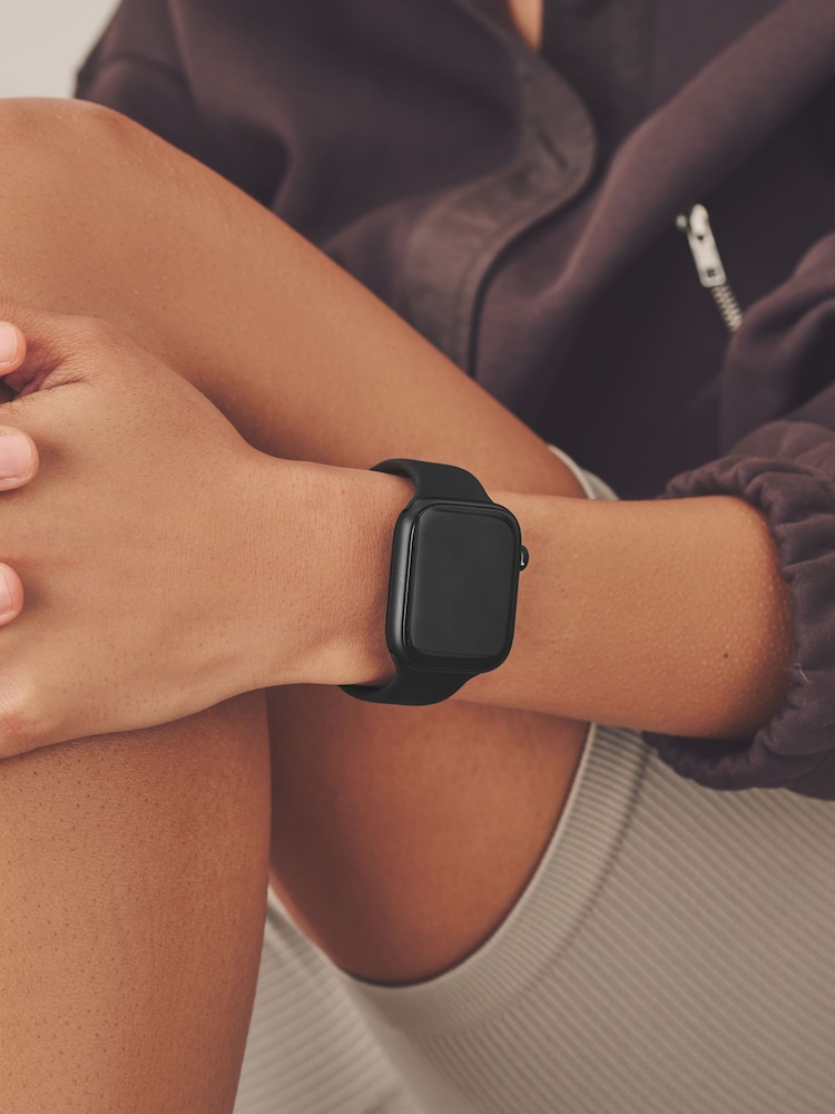 Black Silicone Watch Strap - Image 2 of 7