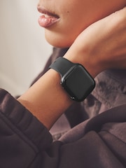 Black Silicone Watch Strap - Image 3 of 7