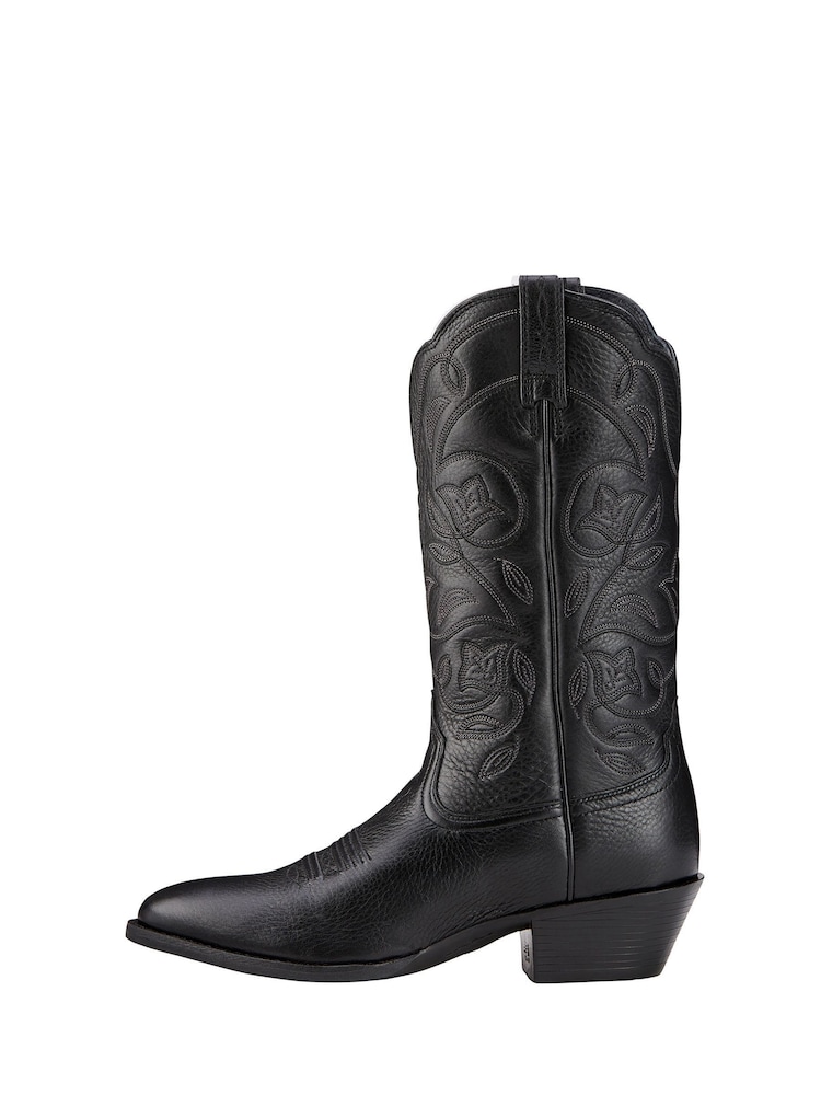 Negro - Ariat Heritage Toe Western Boots - Imagen 2 de 5