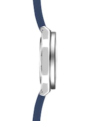 Sekonda Blue Titan 42mm Round Silver Analogue Watch with Dark Strap - Image 6 of 6