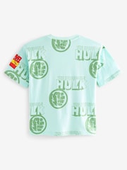 Incredible Hulk Green Flippy Sequin License T-Shirt (3-16yrs) - Image 2 of 4