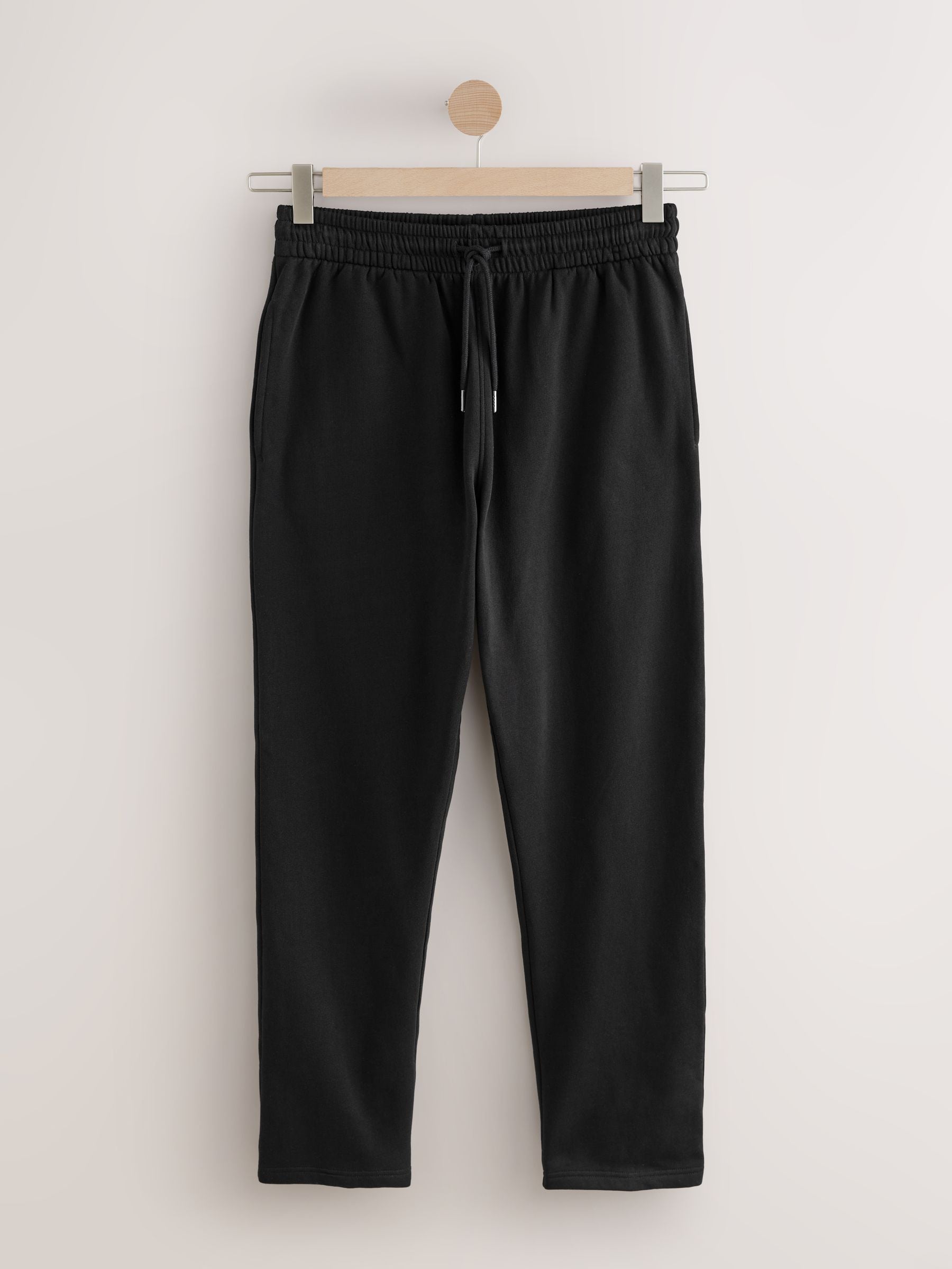Buy Black Brushback Heavyweight Open Joggers from Next USA