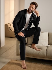 Black Open Joggers - Image 4 of 11