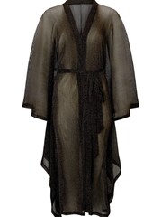 Ann Summers Summer Nights Schimmernder Strand-Kimono aus Netzstoff, Schwarz - Bild 5 von 5