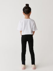 River Island Black Girls Molly Mid Rise Skinny Jeans - Image 3 of 4