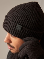 Черный - Hat, Gloves and Scarf Soft Touch Set - Изображение 3 из 10
