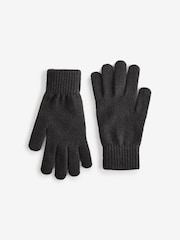 Черный - Hat, Gloves and Scarf Soft Touch Set - Изображение 7 из 10