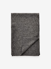 Темно-серый - Beanie Hat And Knitted Scarf Soft Touch Set - Изображение 6 из 7