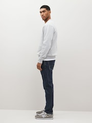 Blue Grey Regular Fit Vintage Stretch Authentic Jeans - Image 3 of 10