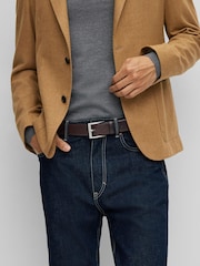 BOSS Brown Erron Leather Belt - Image 4 of 5
