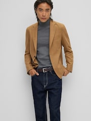 BOSS Brown Erron Leather Belt - Image 5 of 5