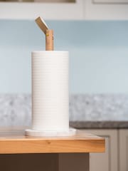Kitchen Pantry White Towel Holder - Image 1 of 3