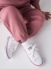 Converse White Chuck Taylor All Star Infant Low Trainers - Image 1 of 9