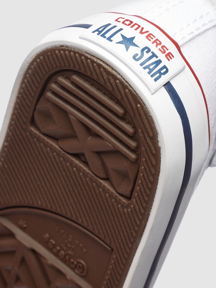 Converse White Chuck Taylor All Star Infant Low Trainers - Image 9 of 9