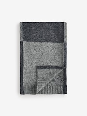 Темно-синий/темно-серый - Beanie Hat And Knitted Scarf Soft Touch Set - Изображение 5 из 8