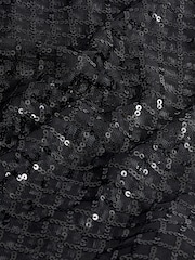 Black Sheer Sequin Embellished Top - Image 6 of 6