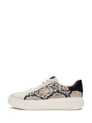 FitFlop Cream RTG Lace Up Sneaker Trainers - Image 1 of 4